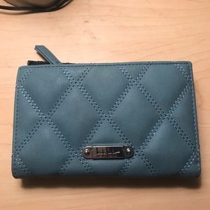 Blue Nicole Miller wallet